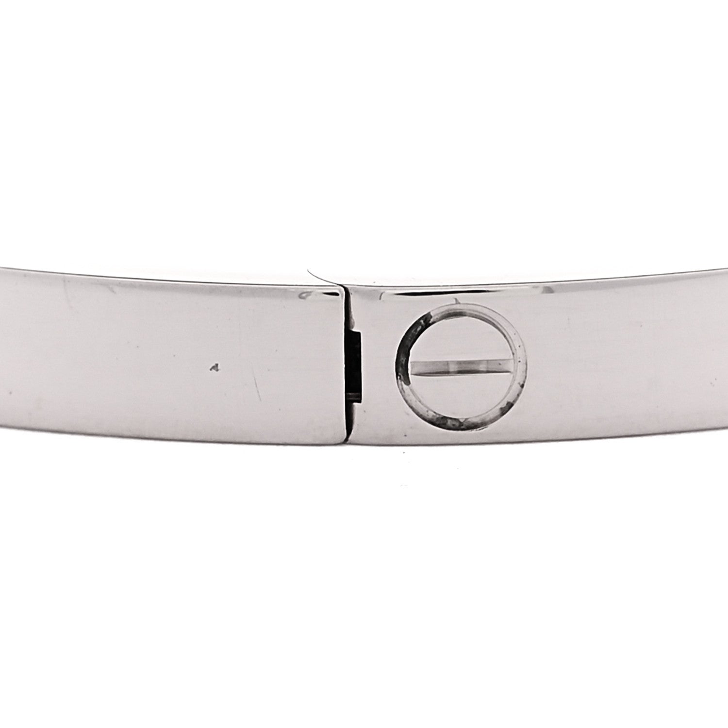 Cartier 18K White Gold Small LOVE Bracelet 16 5 of 8