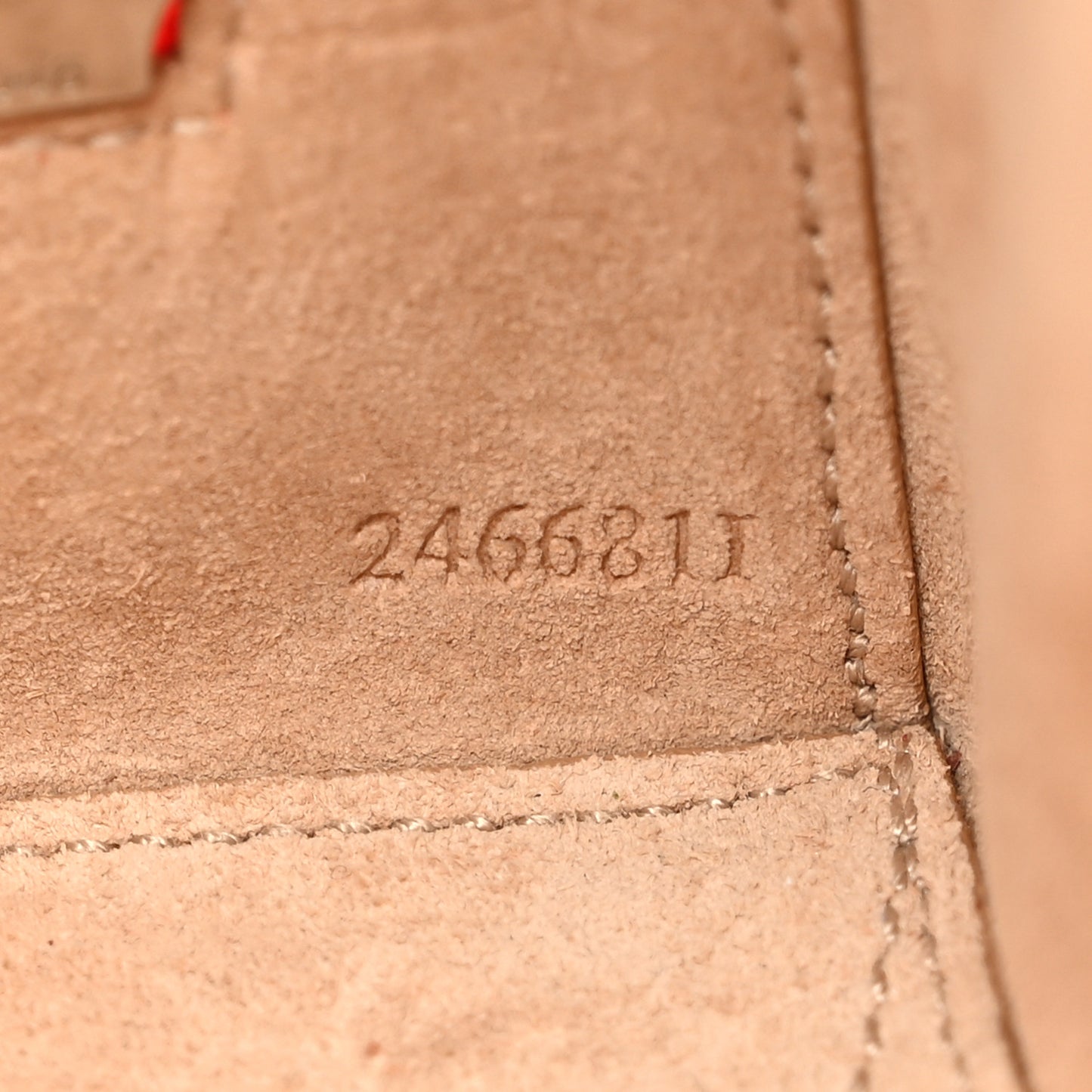 Goatskin Small Le Teckel Bag Rouge