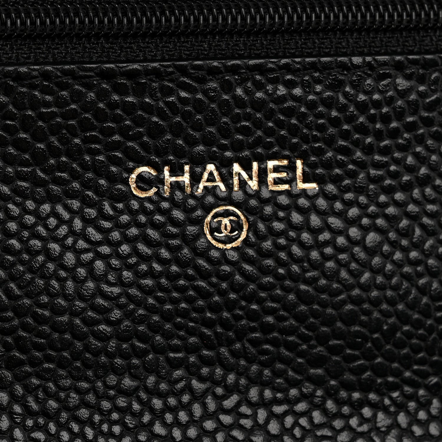 Chanel Caviar Quilted Wallet on Chain WOC Black 6 of 13