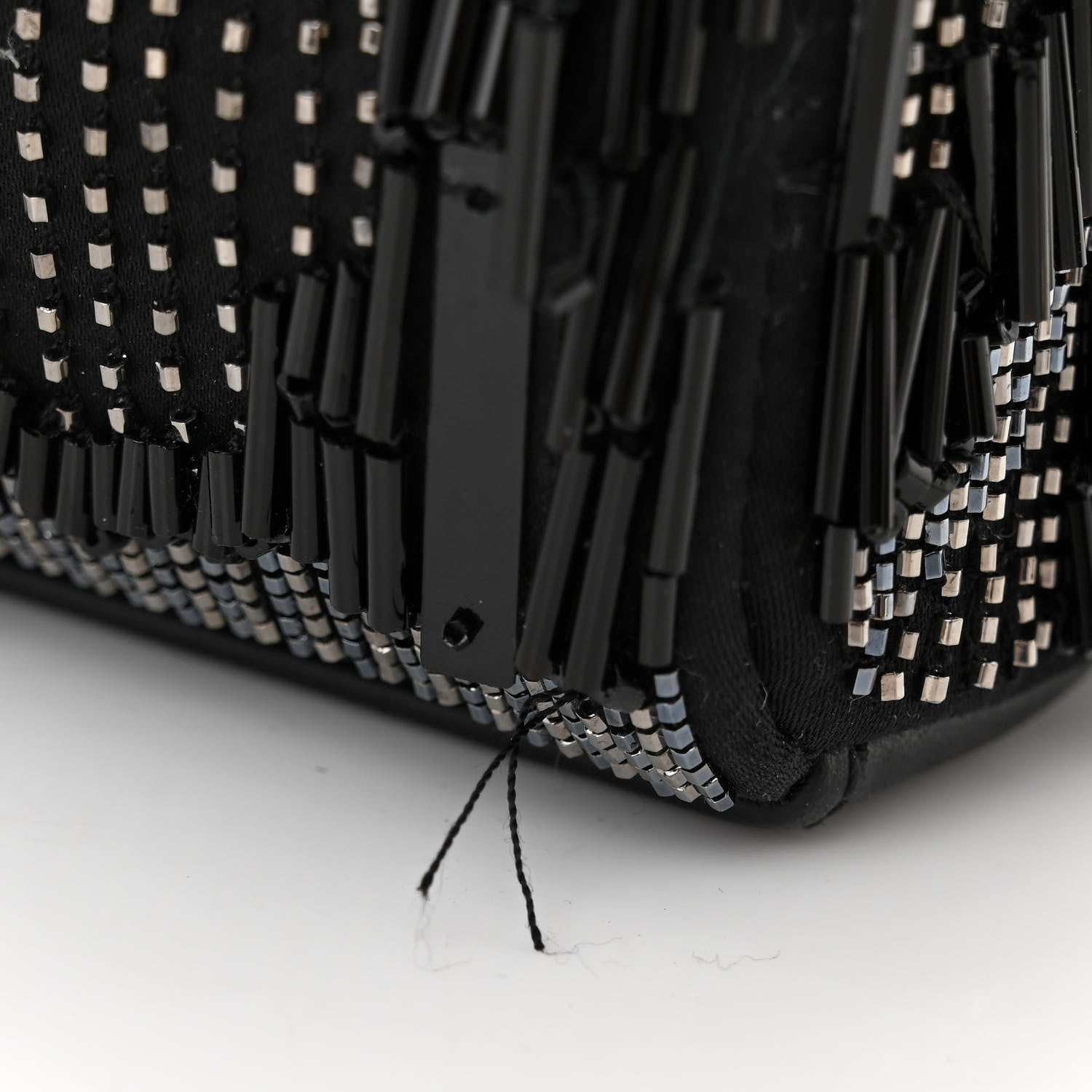 Christian Dior Sequins Beaded Fringe Lady D-Joy Black 11 of 11