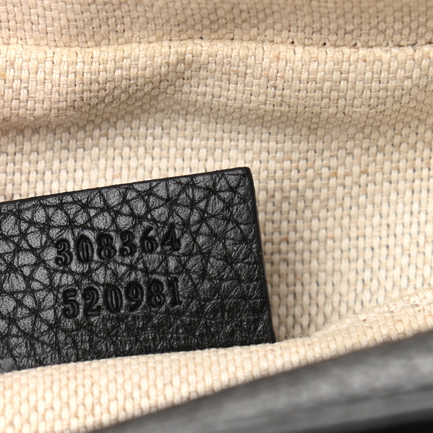 Pebbled Calfskin Small Soho Disco Bag Black