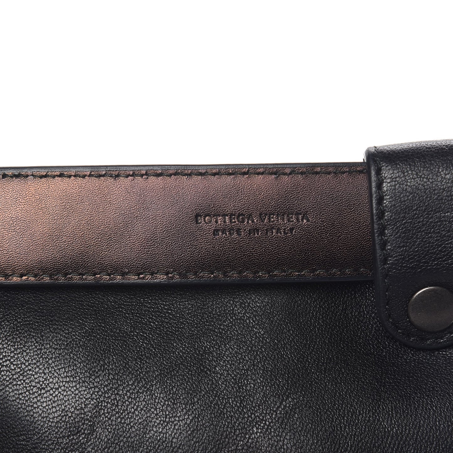 Nappa Intrecciato Belt Bag Black