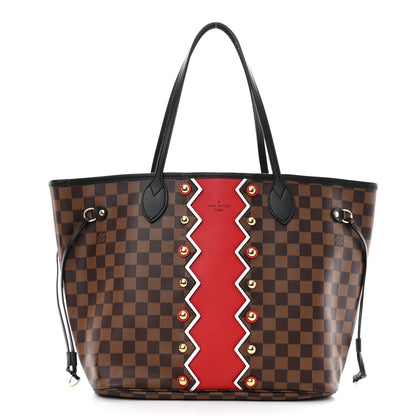 Louis Vuitton Damier Ebene Karakoram Neverfull MM 3 of 11