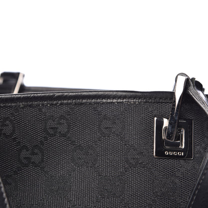 Gucci Monogram Bucket Tote Black 19 of 20