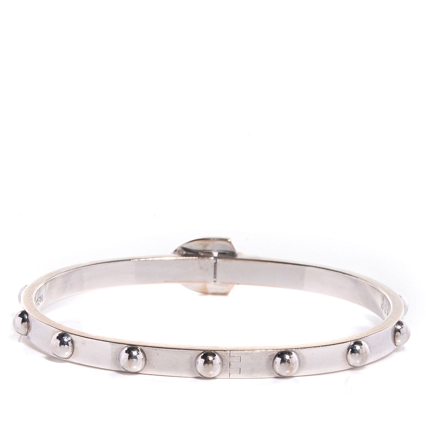 18k White Gold Diamond Clous Bracelet