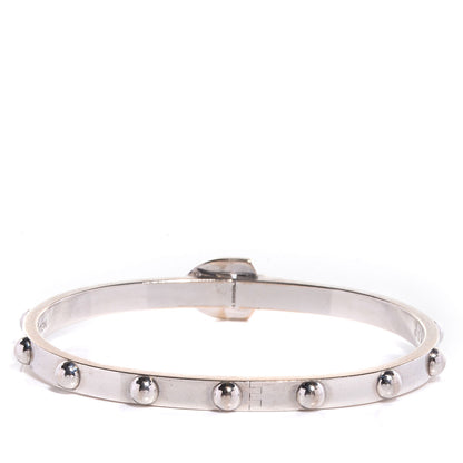Louis Vuitton 18k White Gold Diamond Clous Bracelet 2 of 8