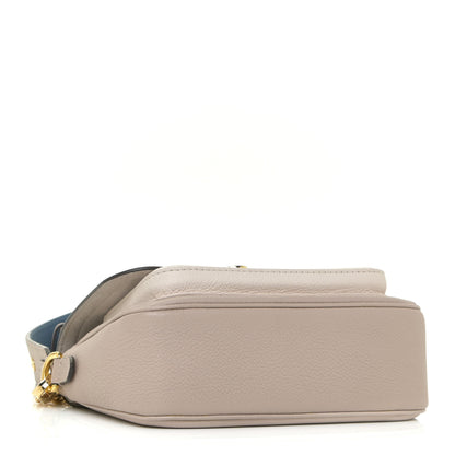 Louis Vuitton Grained Calfskin Lockme Tender Greige 4 of 11