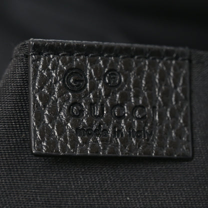 Gucci Nylon Monogram Fanny Pack Belt Bag Black 6 of 11