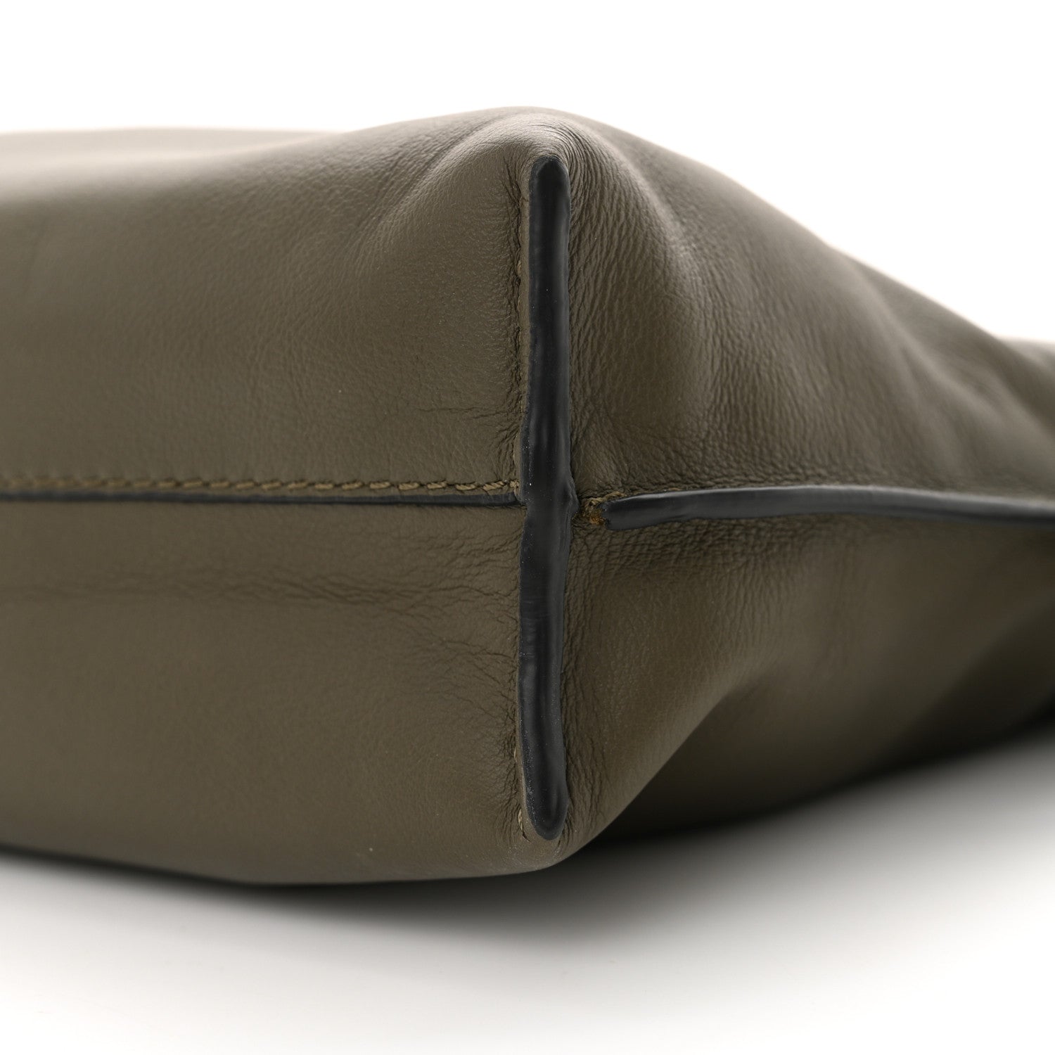 Loewe Calfskin Mini Flamenco Knot Clutch Vintage Khaki 9 of 11