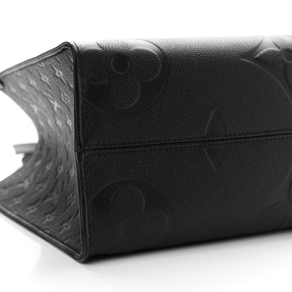 Louis Vuitton Empreinte Monogram Giant Onthego MM Black 9 of 12