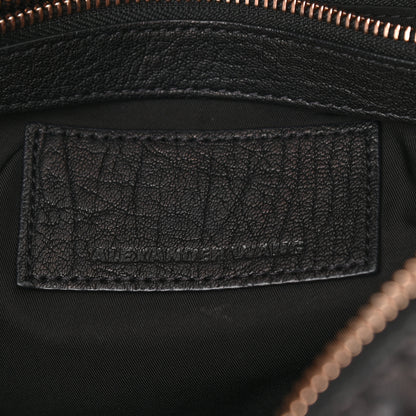 Alexander Wang Pebbled Lambskin Rocco Black Rose Gold Hardware 5 of 11