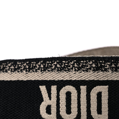Christian Dior Canvas Embroidered Shoulder Strap Black 8 of 8