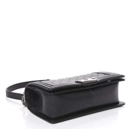 Chanel Caviar Quilted Medium Boy Flap Black 3 of 10