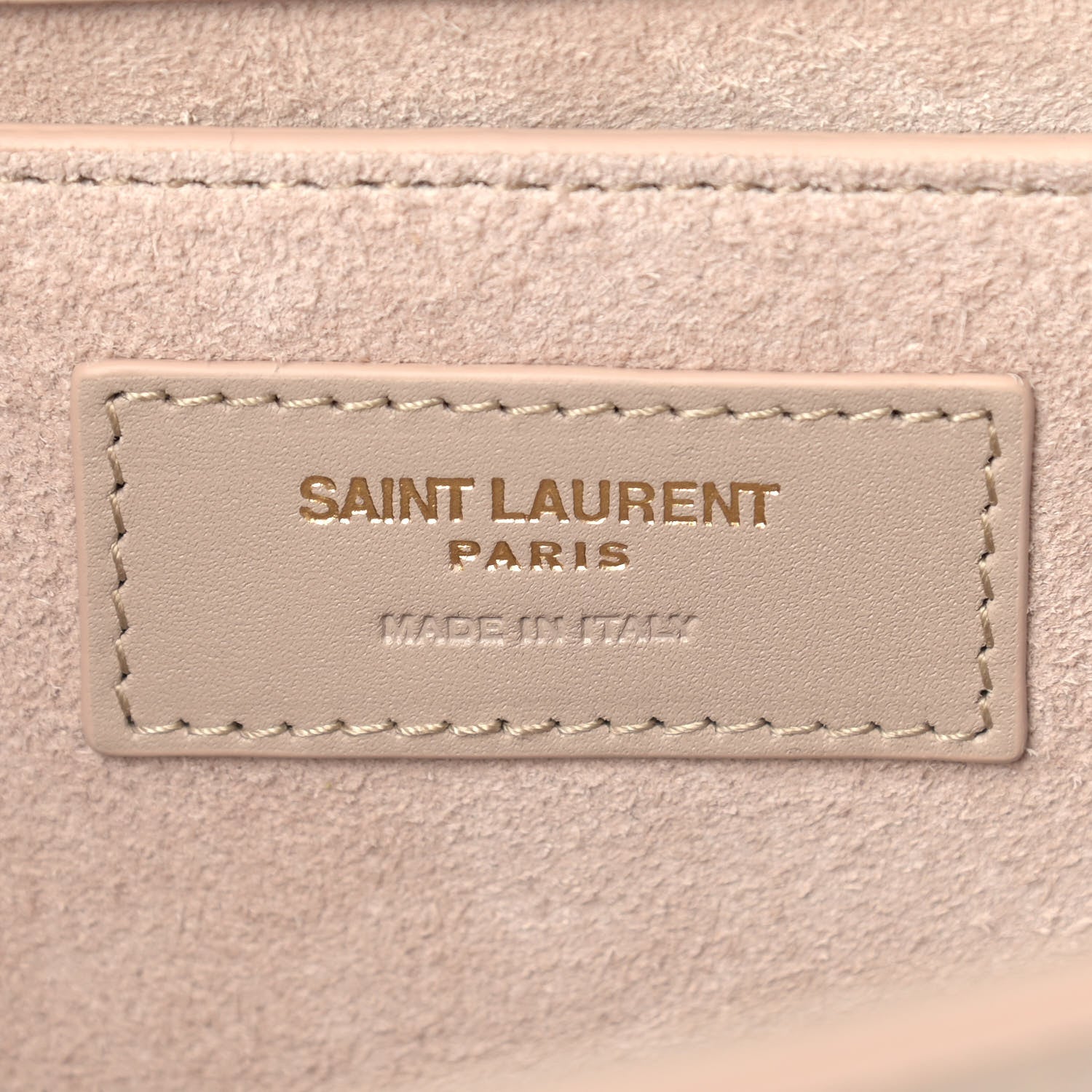 Saint Laurent Smooth Calfskin Medium Classic Monogram Kate Tassel Satchel Nude Powder 6 of 10