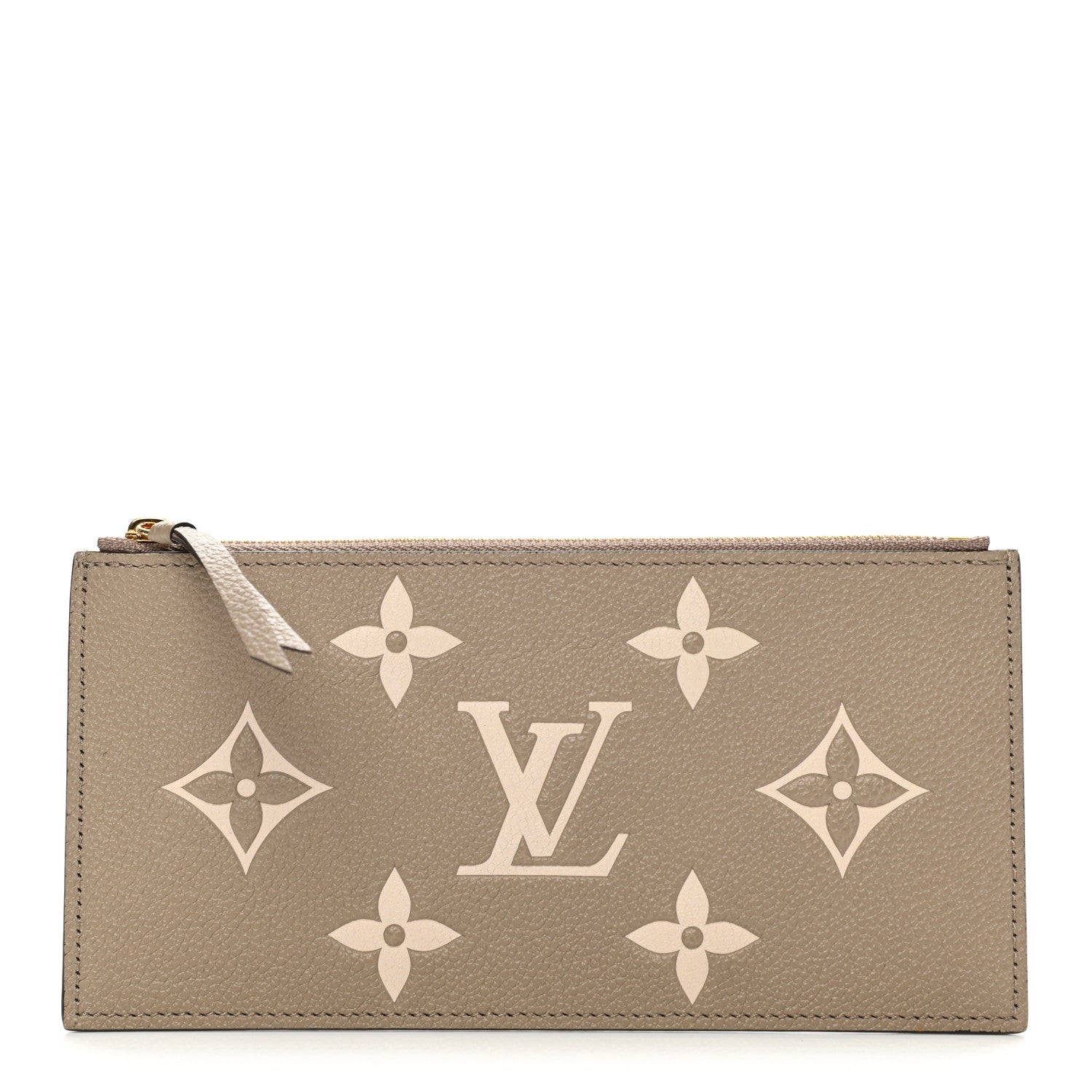 Louis Vuitton Empreinte Monogram Giant Pochette Felicie Zippered Insert Tourterelle Creme 1 of 6