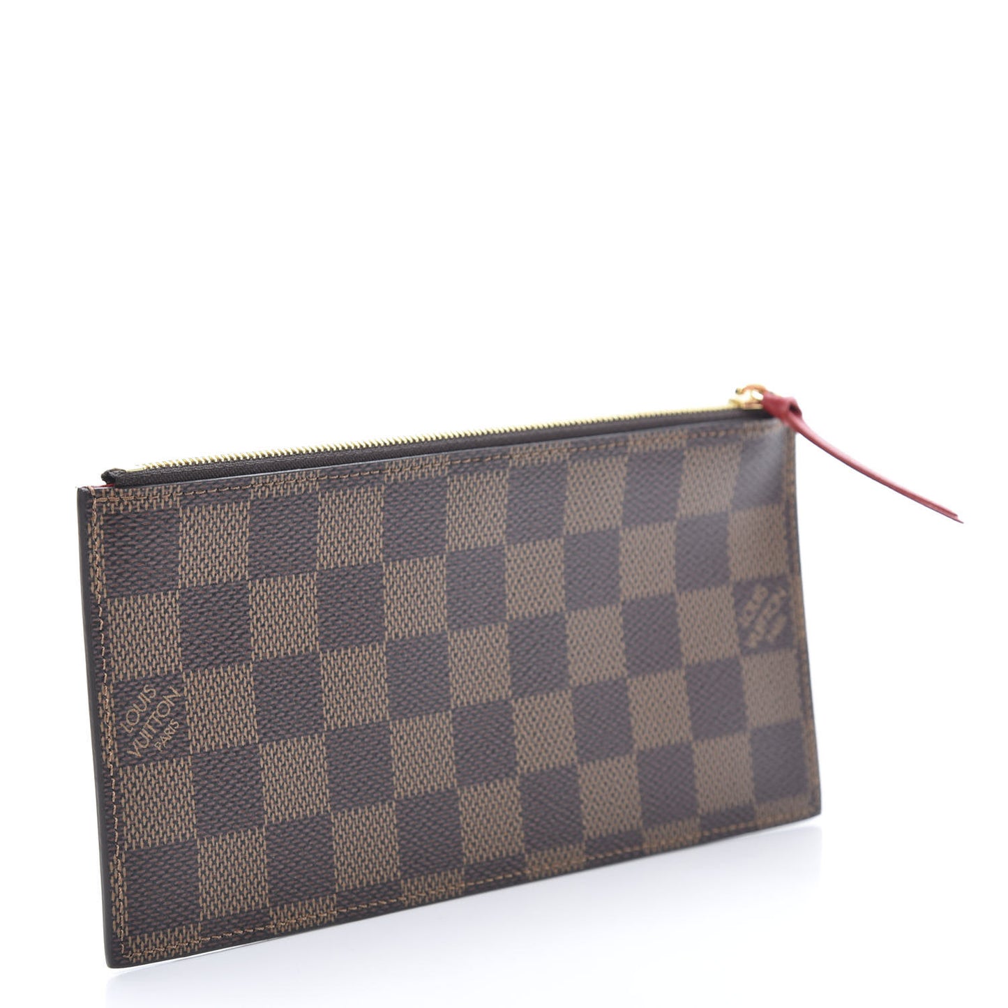 Damier Ebene Felicie Chain Wallet Zippered Insert