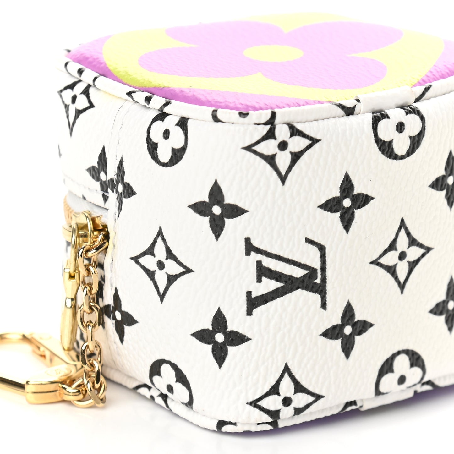 Monogram Giant Cube Coin Purse Pink
