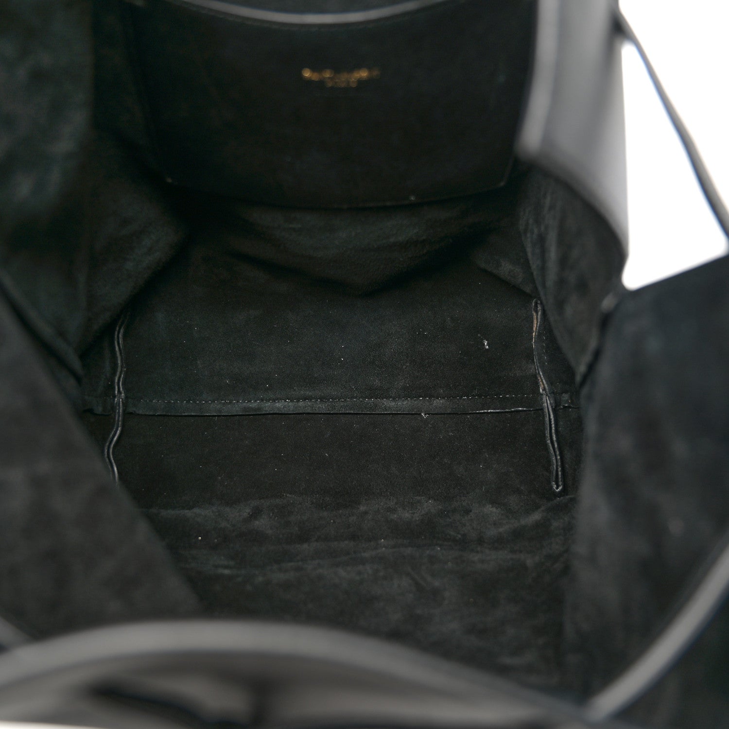 Saint Laurent Lambskin Paris VII Pochon Black 5 of 14