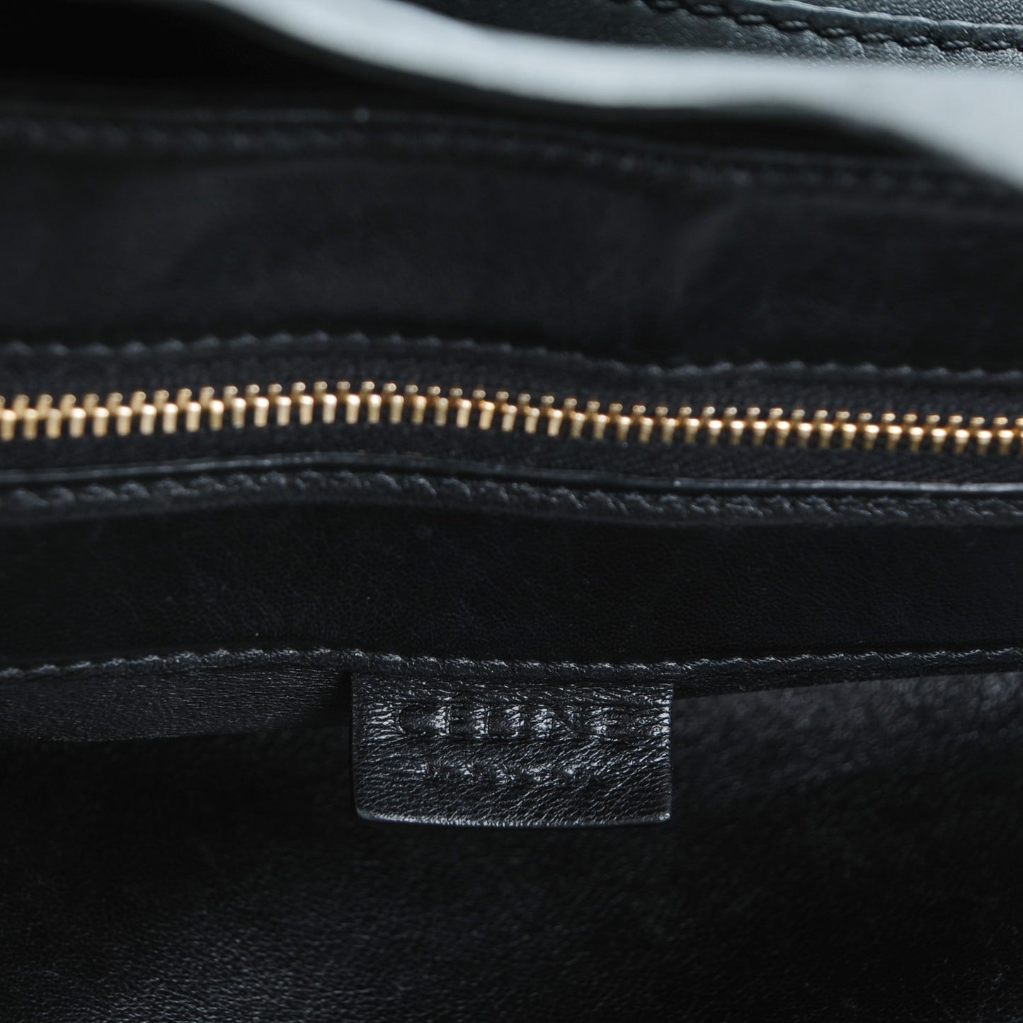 Lambskin Horizontal Cabas Black