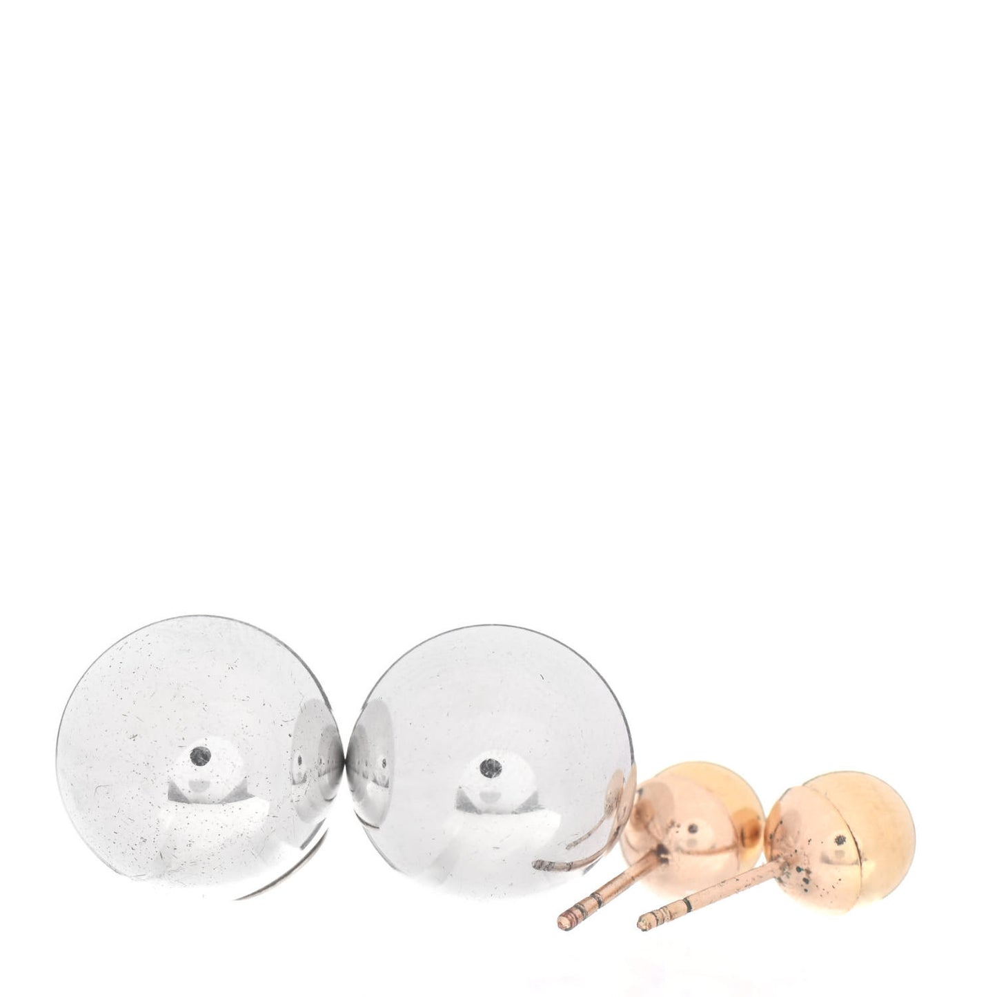 Mise En Dior Tribal Earrings Gold Silver