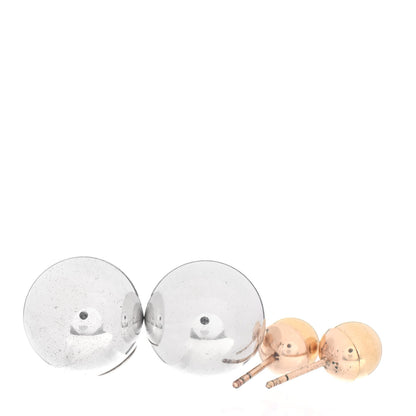 Christian Dior Mise En Dior Tribal Earrings Gold Silver 3 of 4