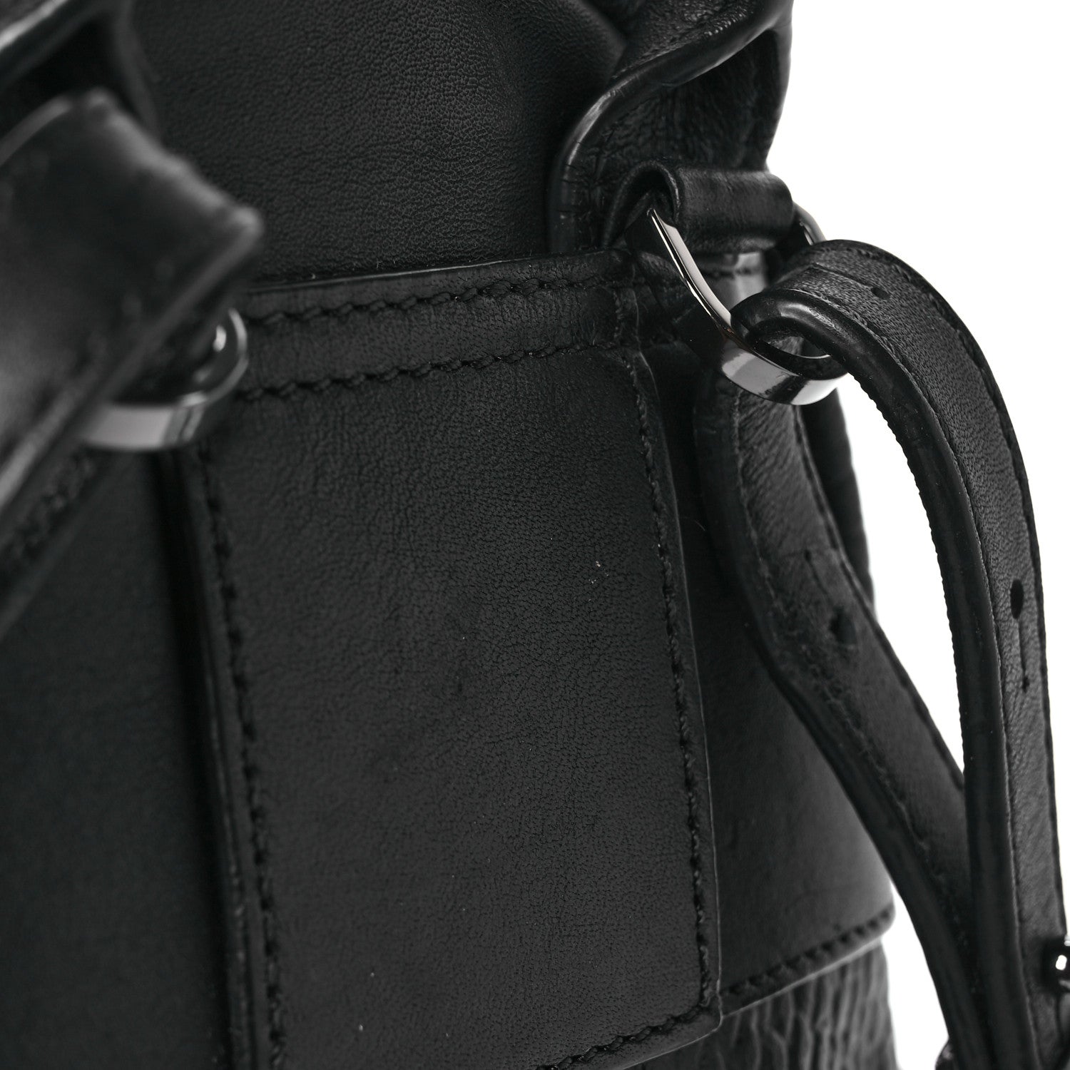 MCM Visetos Side Stud X-Mini Stark Bebe Boo Backpack Black 13 of 14