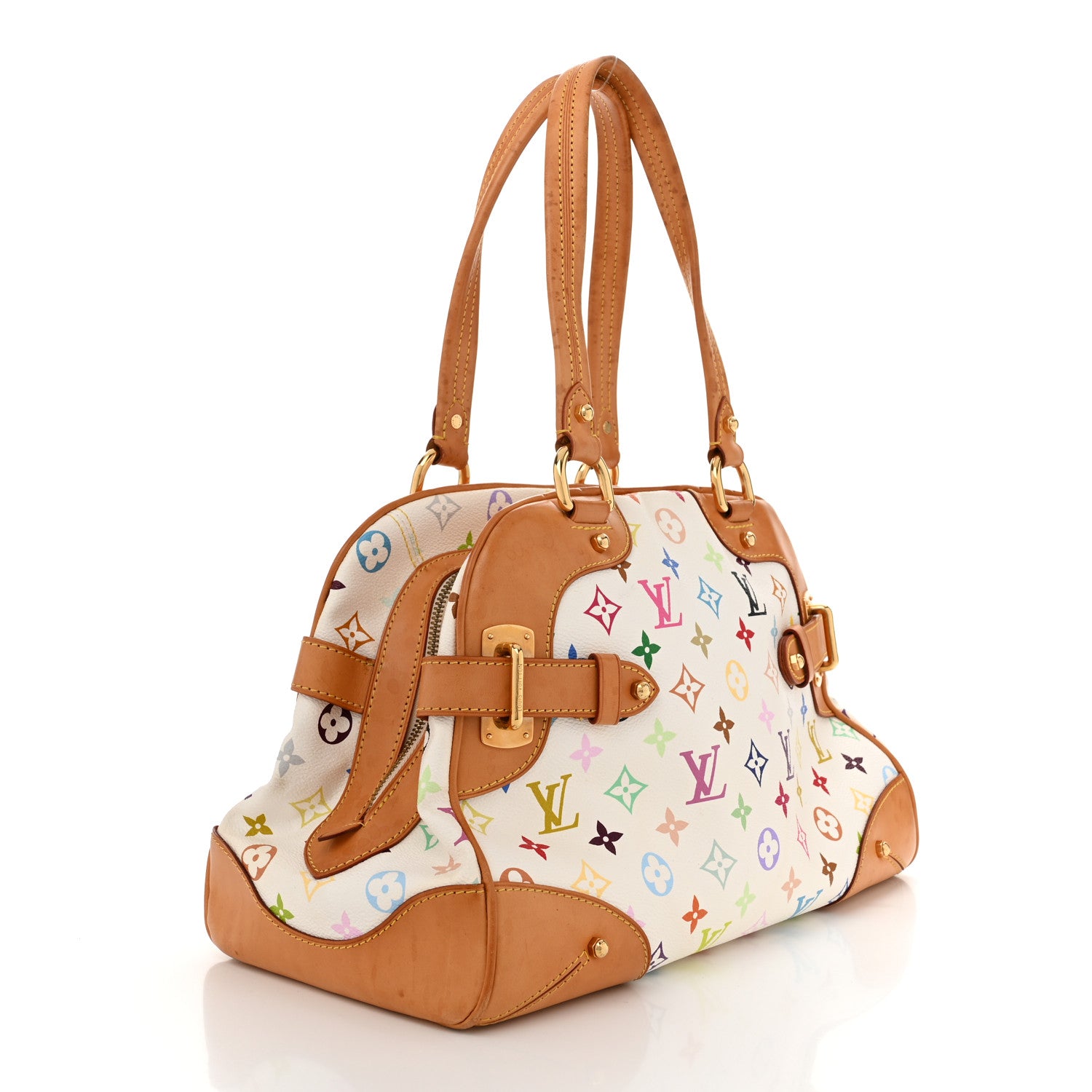 Louis Vuitton Monogram Multicolor Claudia White 3 of 13