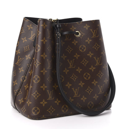 Louis Vuitton Monogram Neonoe MM Black 3 of 9