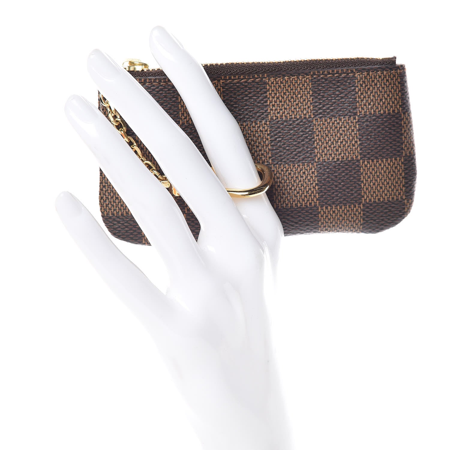 Louis Vuitton Damier Ebene Key Pouch 2 of 9