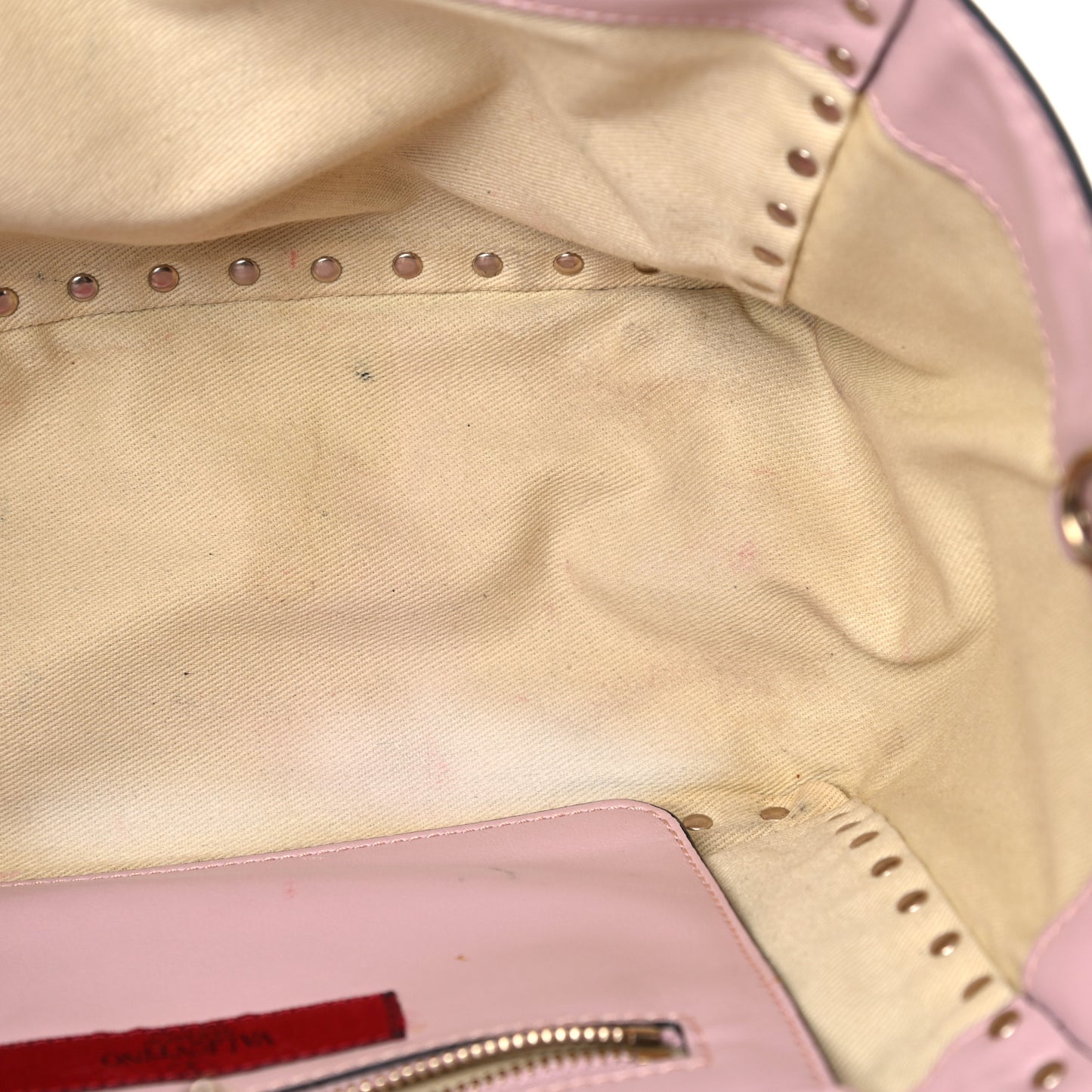 Vitello Small Rockstud Tote Water Rose