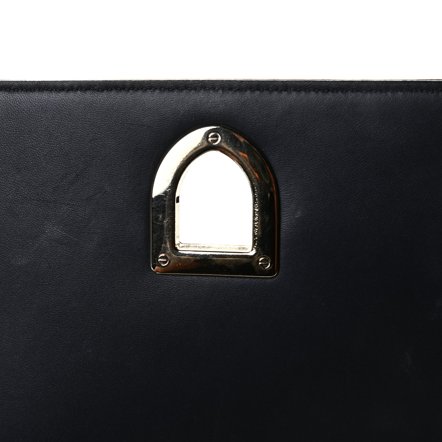 Metallic Patent Micro-Cannage Medium Diorama Flap Bag Gold