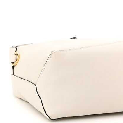 Loewe Calfskin Puzzle Hobo White 9 of 10