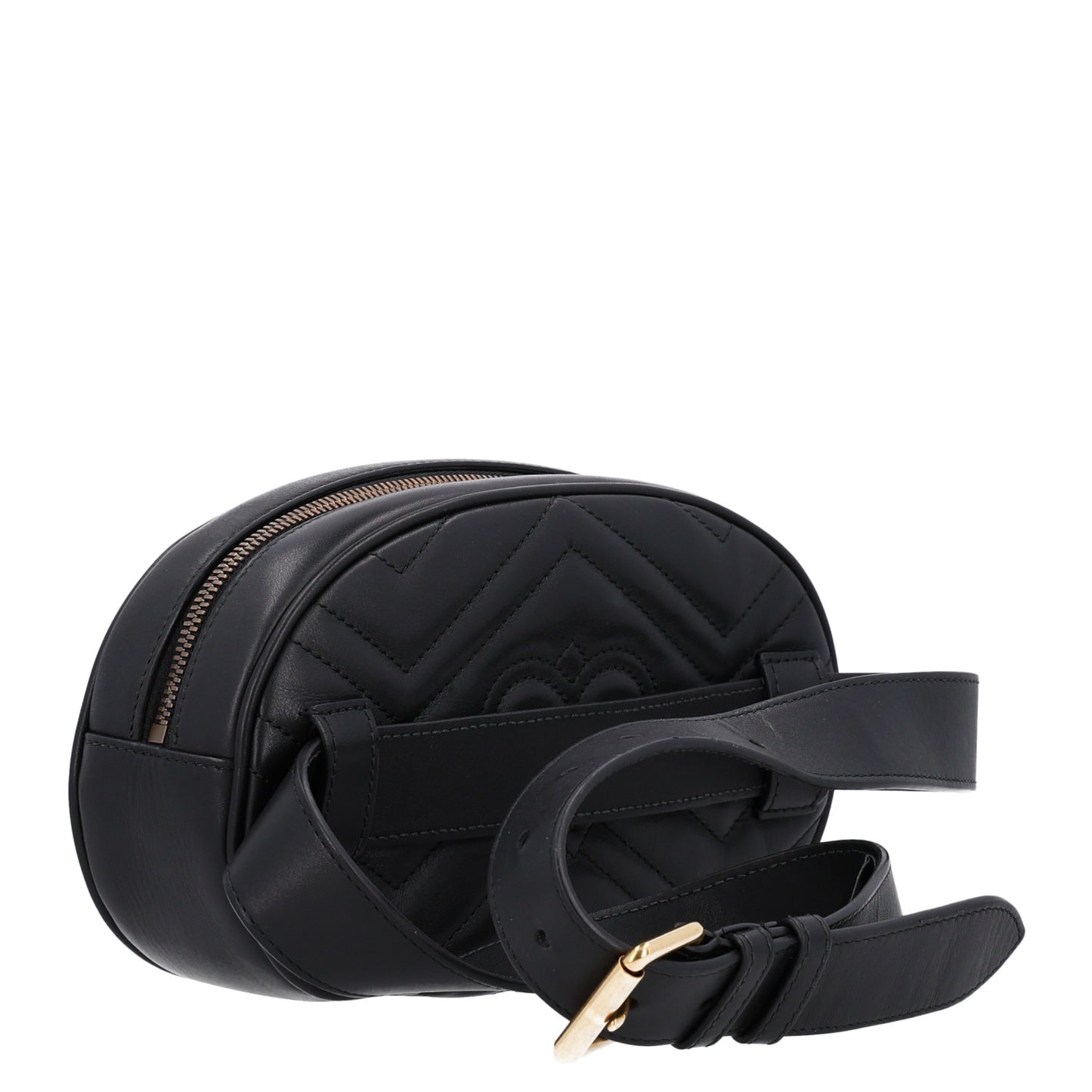 Calfskin Matelasse GG Marmont Belt Bag 75 30 85 34 Black