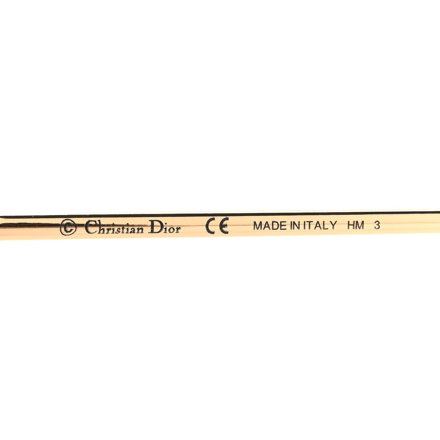 Christian Dior Split 1 Aviator Sunglasses Gold 6 of 7