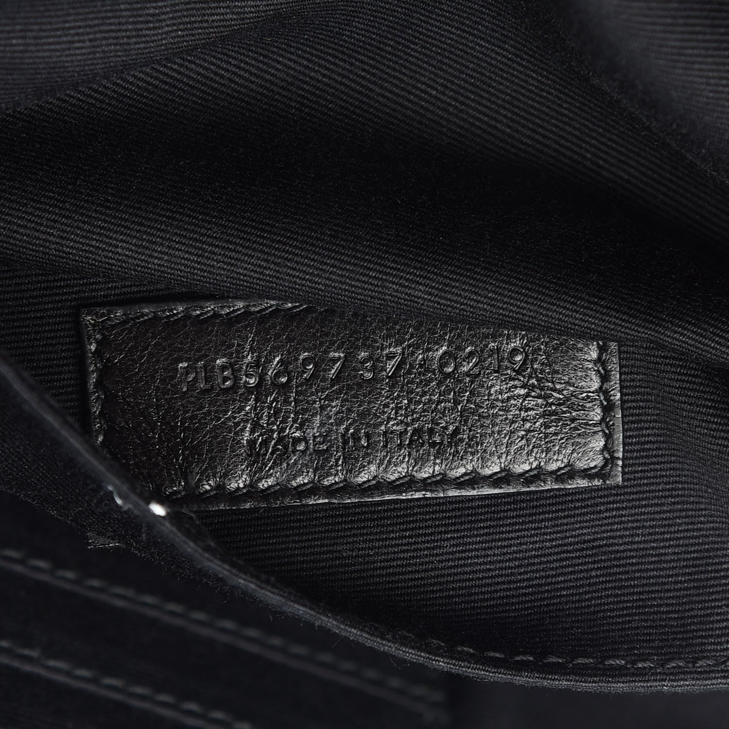 Saint Laurent Grain De Poudre Monogram Belt Bag Black 7 of 9