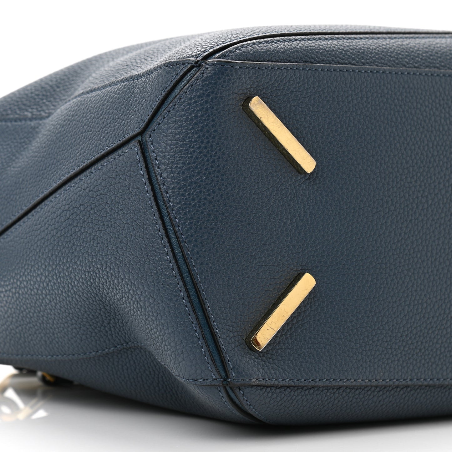 Calfskin Medium Puzzle Bag Marine