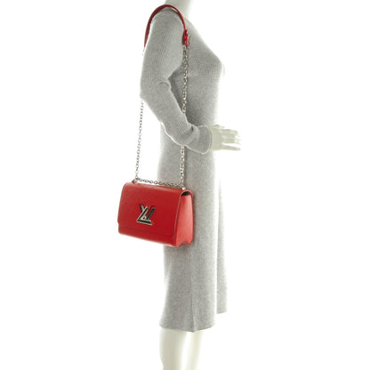 Louis Vuitton Epi Twist Shoulder Bag MM Coquelicot 2 of 7