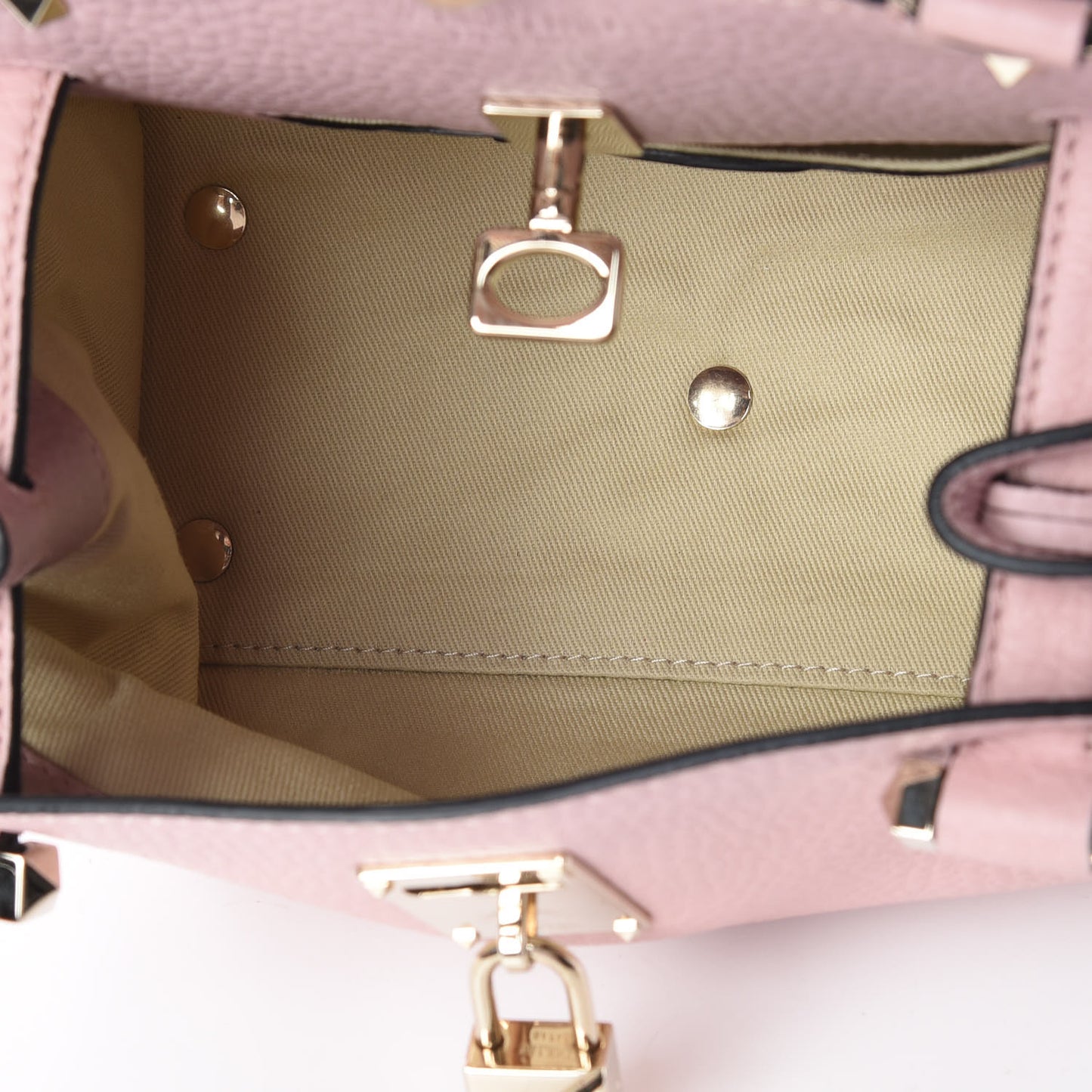 Pebbled Calfskin Small Joylock Satchel Loto