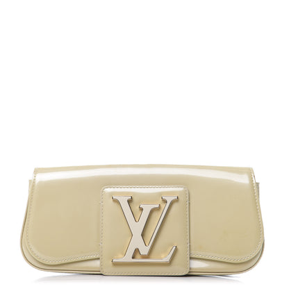 Louis Vuitton Patent Sobe Clutch Creme 1 of 13