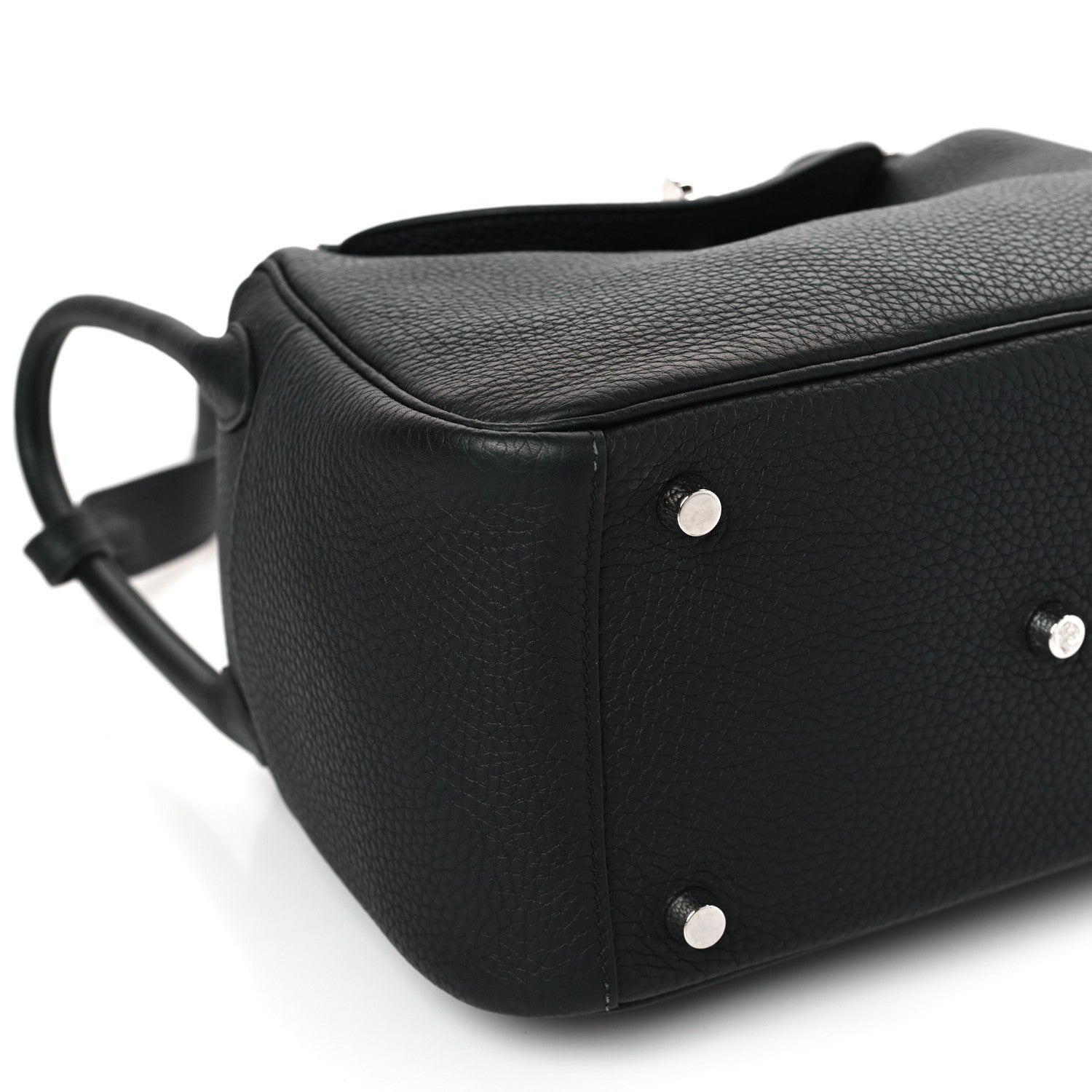 Hermes Taurillon Clemence Lindy 30 Black 8 of 10