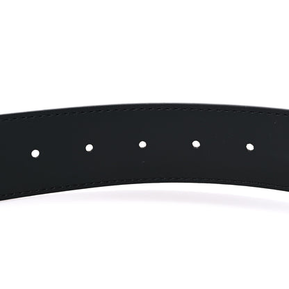 Louis Vuitton Monogram Eclipse Taigarama 40mm LV Initiales Reversible Belt 105 42 Black 4 of 5