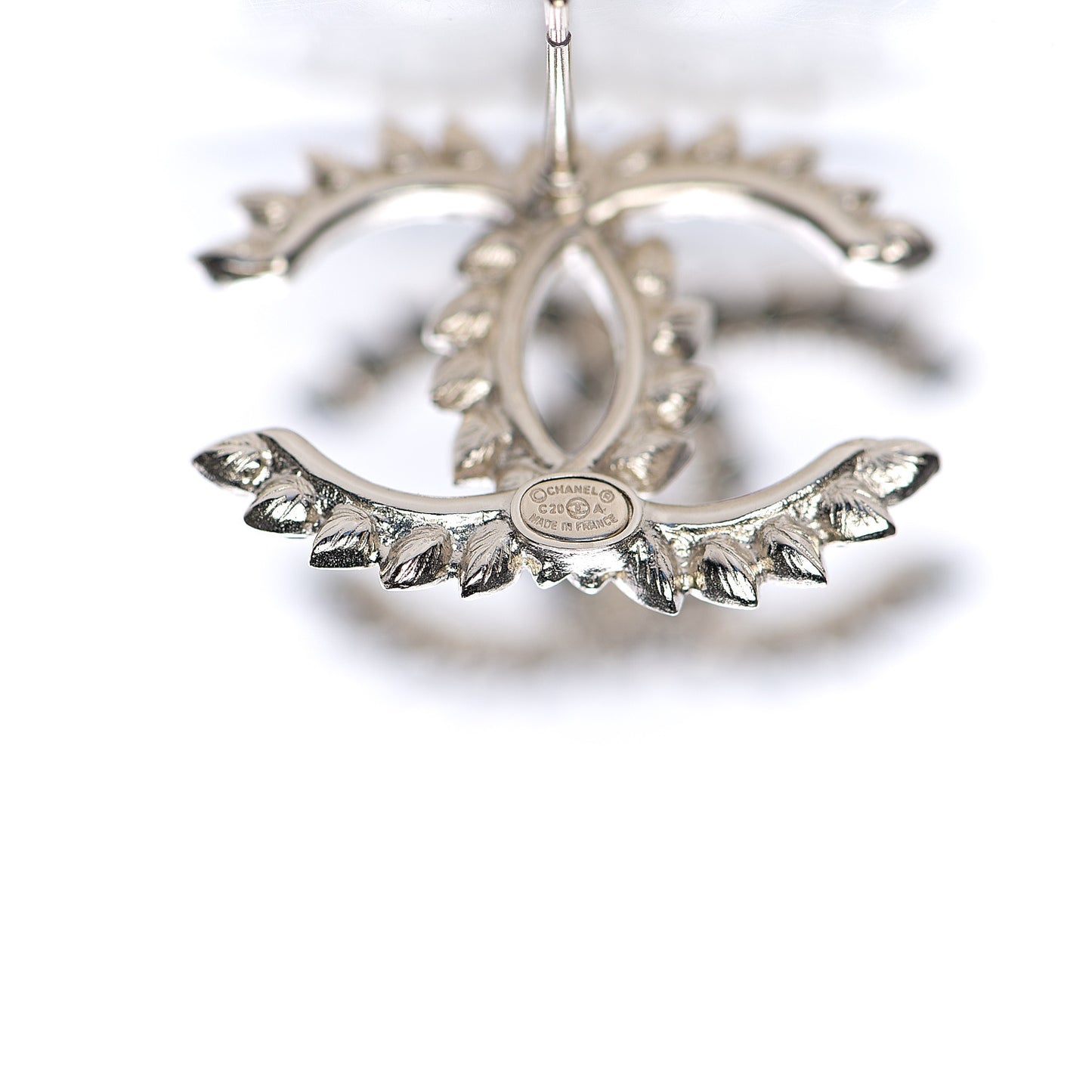 Strass Crystal CC Earrings Gold Black