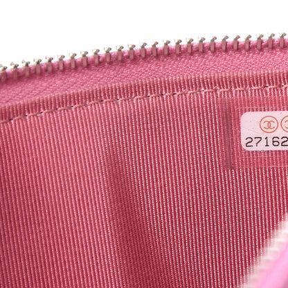 Chanel Lambskin Quilted Classic Flat Wallet Pouch Pink 8 of 9