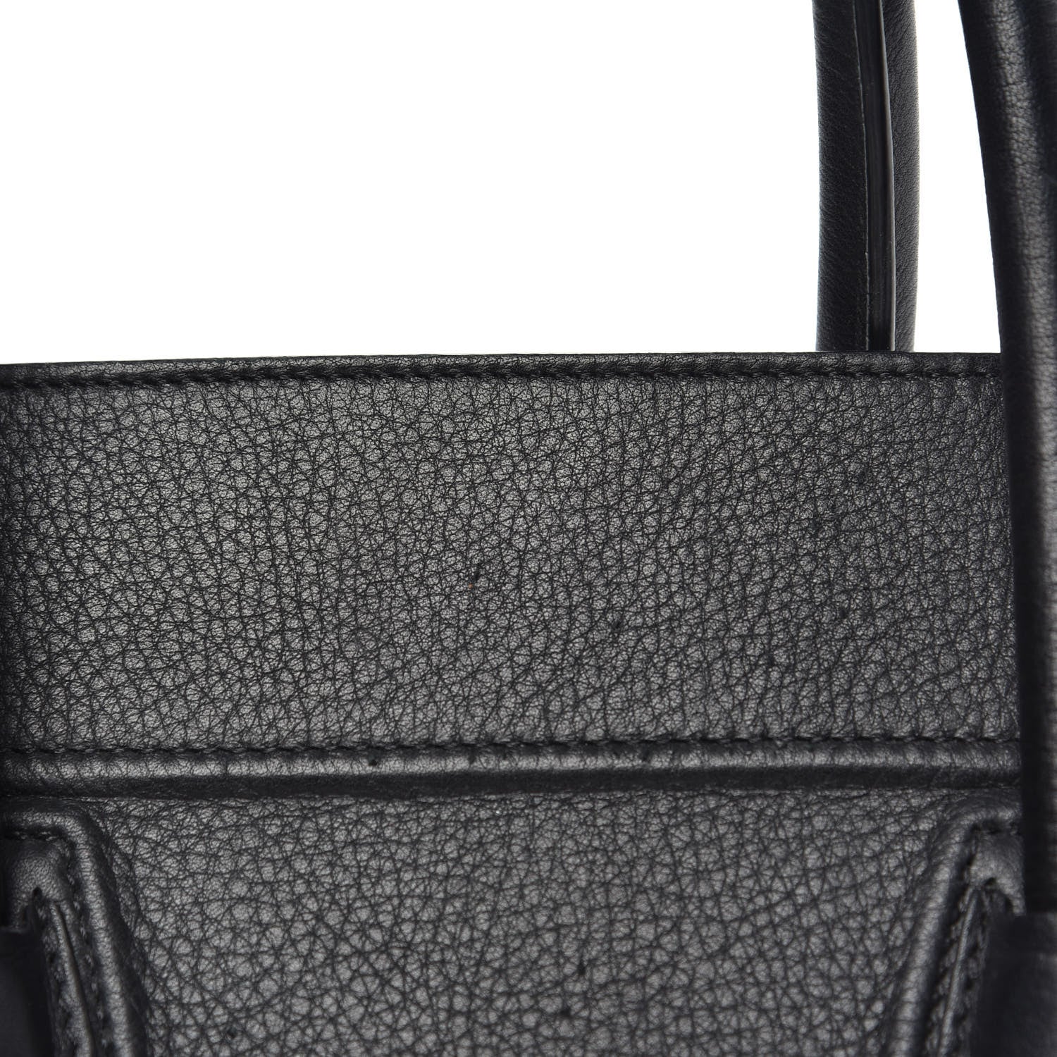 Celine Grained Calfskin Medium Phantom Luggage Black 14 of 19