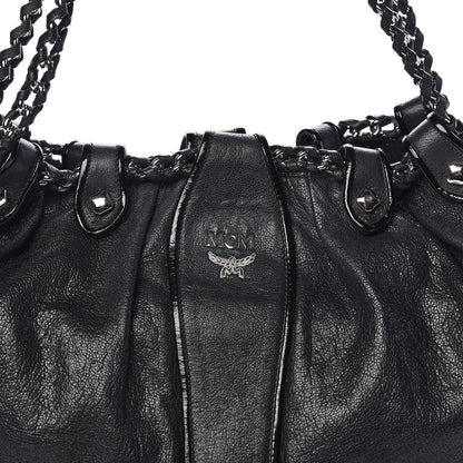 MCM Calfskin Large Notte Hobo Black 9 of 14