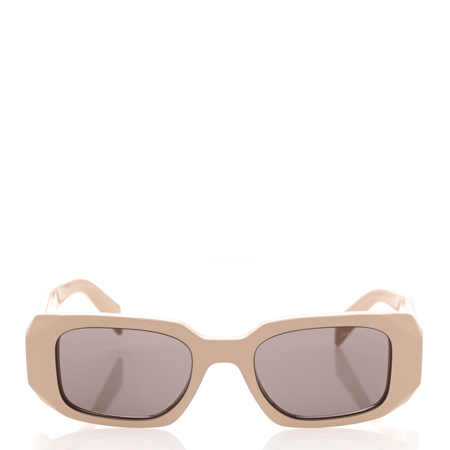 Prada Acetate Symbole Sunglasses SPR 17W Plum Beige 2 of 8