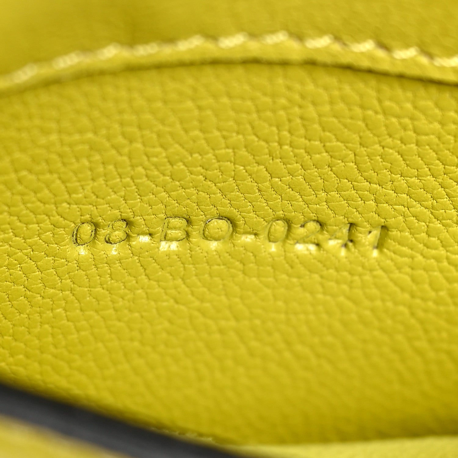 Christian Dior Goatskin Mini Saddle Shoulder Strap Pouch Lime 7 of 10