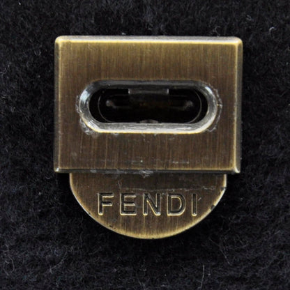 Fendi Cashmere Velvet B Bag Black 11 of 11