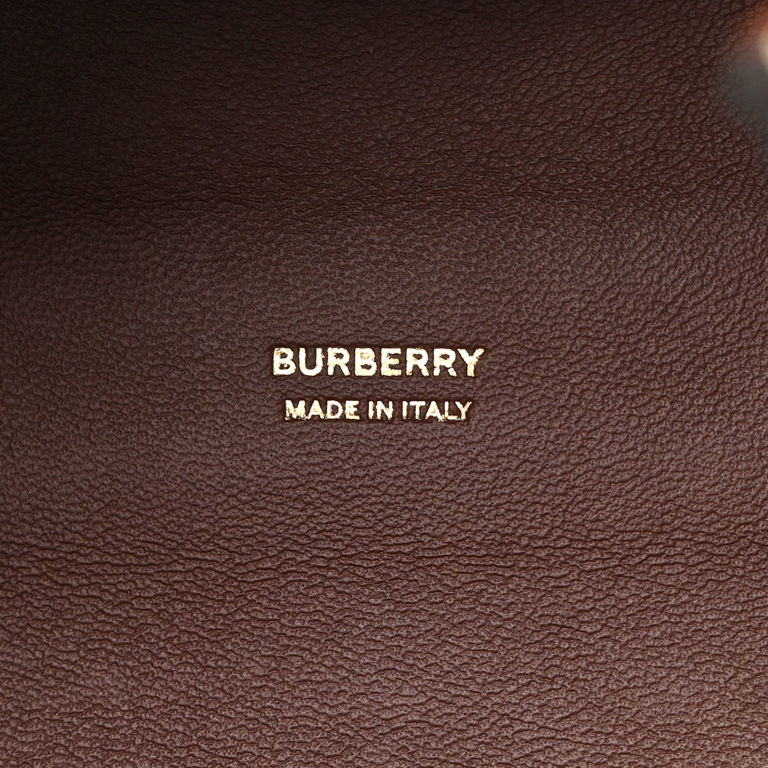 Burberry Velvet TB Mini Chignon Bucket Pouch Camel Buttermilk 6 of 10