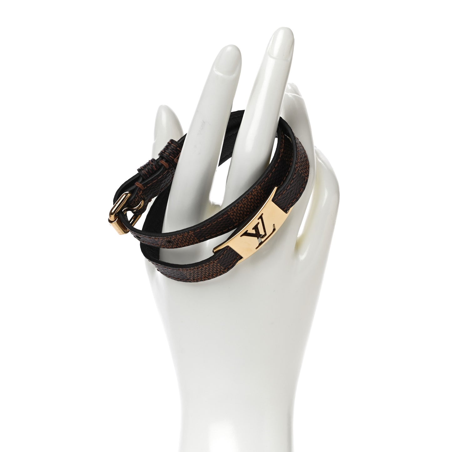 Damier Ebene Sign It Bracelet